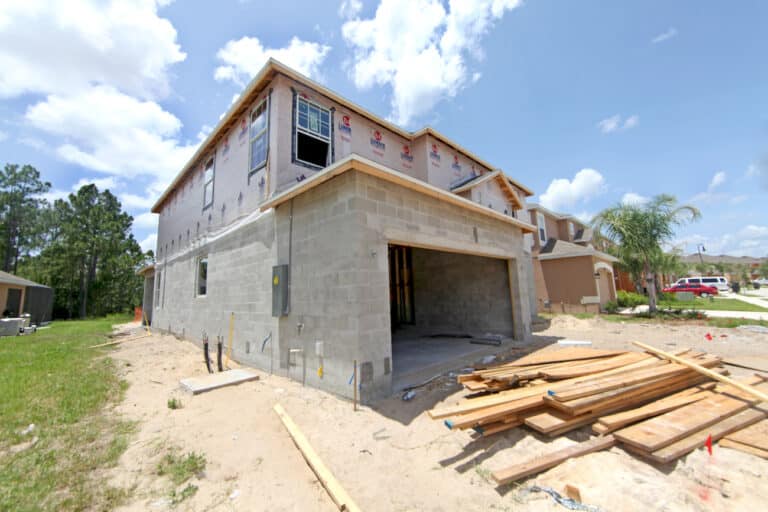 construction of Florida home